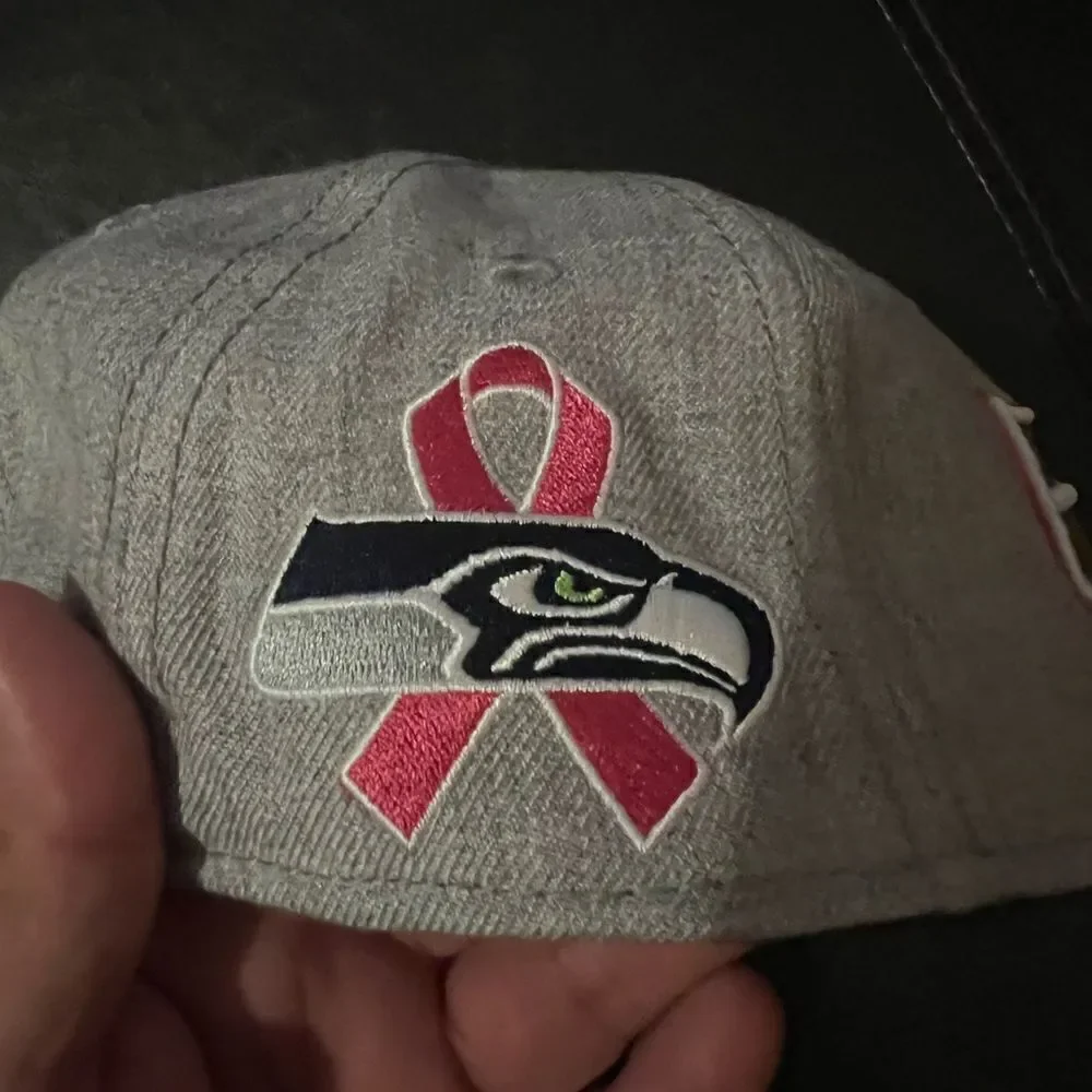 Seattle Seahawks Women’s New Era Breast Cancer Adjustable Cap
